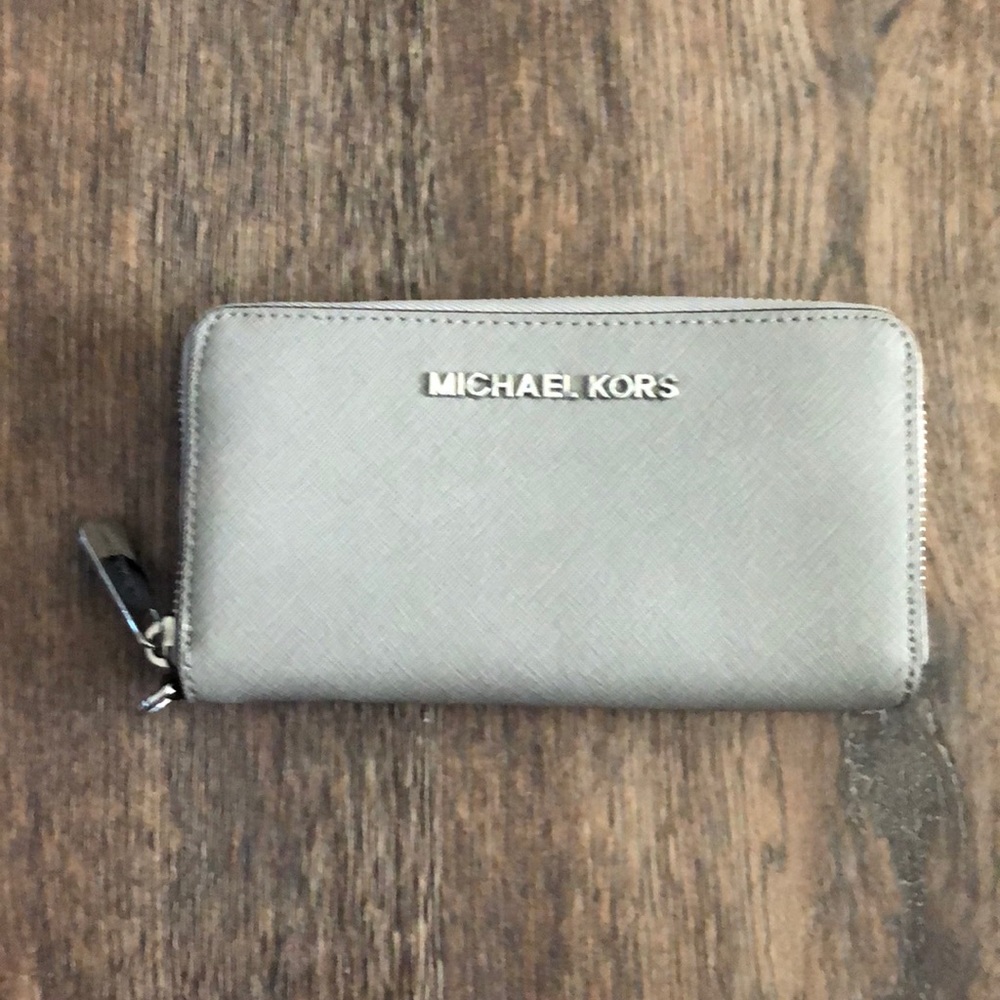Michael Kors gray wallet
